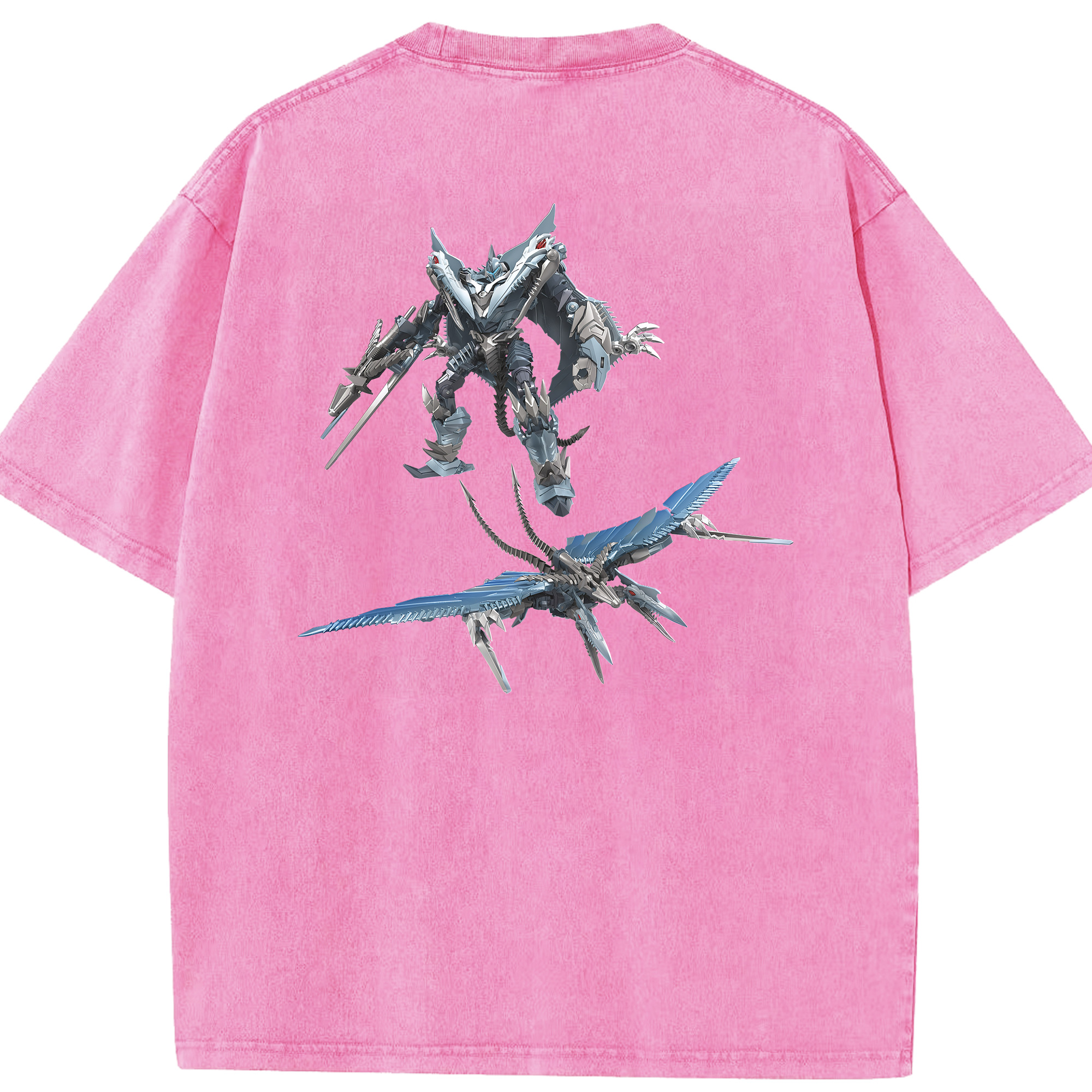 Transformers トランスフォーマー 綿100% ヴィンテージ風 半袖Tシャツ（背面プリント）
